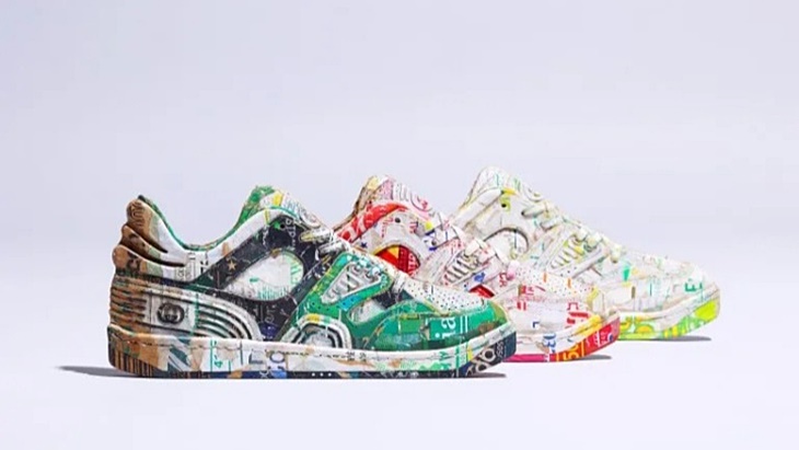 Sepatu Seni dengan Material Sustainable