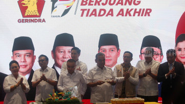 Syukuran dan Bakti Sosial Peringatan HUT Partai Gerindra ke-17