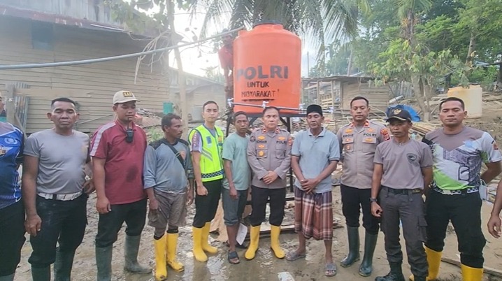 Rehabilitasi Bencana di Aceh, Polri Baru Selesaikan Sumur Bor Air Bersih Setengah dari Target