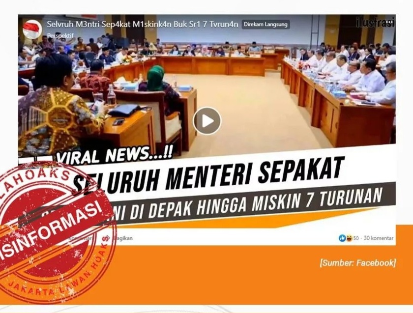 [HOAKS atau FAKTA]: Sri Mulyani Diberhentikan dari Menteri Keuangan