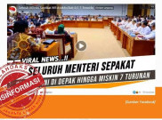 [HOAKS atau FAKTA]: Sri Mulyani Diberhentikan dari Menteri Keuangan