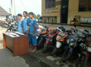 Polisi Tangkap Pelaku Curanmor dan Amankan 14 Sepeda Motor