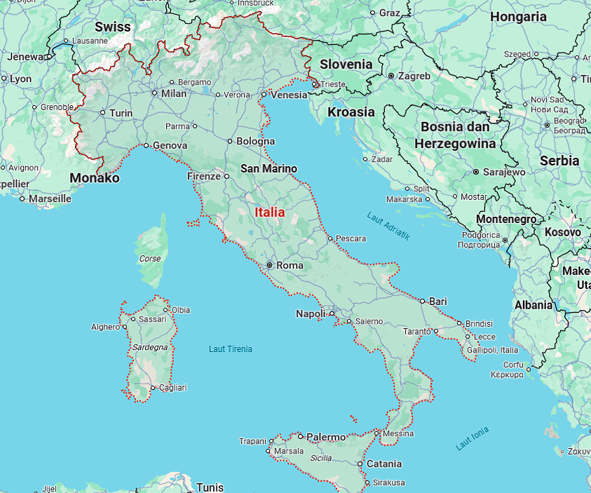 Seperlima Pantai Italia Terancam Tenggelam Akibat Pemanasan Global, Terbagi 4 Zona