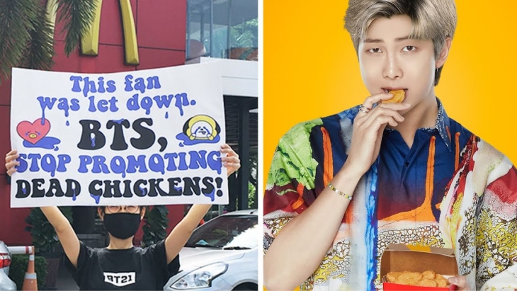 PETA Suarakan Kekecewaannya Atas Endorsement BTS untuk McD