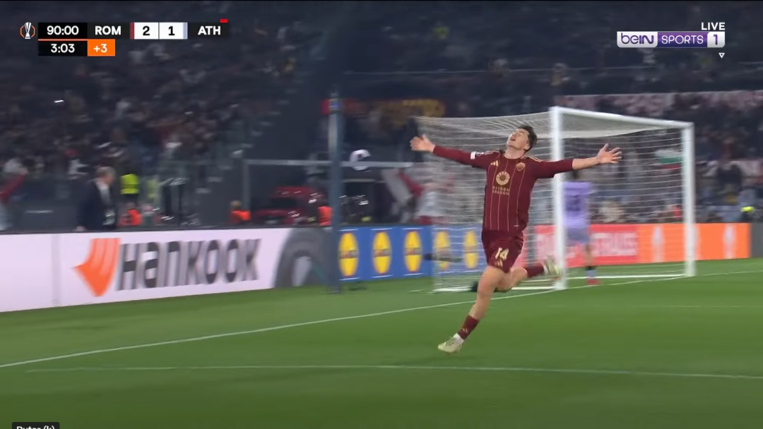 AS Roma Menang Dramatis atas Bilbao Berkat Gol di Detik Akhir, Ranieri Puji Mentalitas Pemainnya