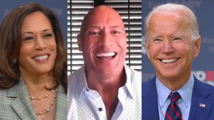 Dwayne 'The Rock' Johnson Buka-Bukaan Dukung Joe Biden untuk Presiden AS