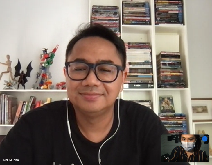 Didi Mudita ketika diwawancarai oleh MerahPutih.com. (Foto: Ist)