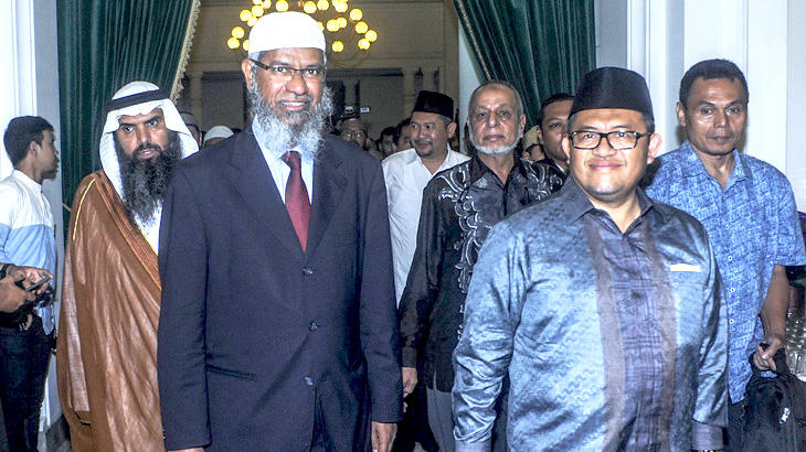 Zakir Naik bersama Ahmad Heryawan