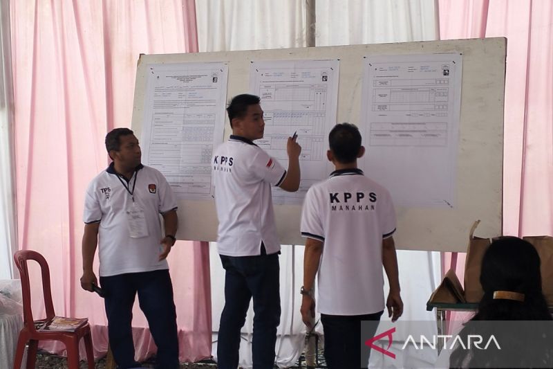 Prabowo-Gibran Unggul Jauh di TPS Gibran Nyoblos