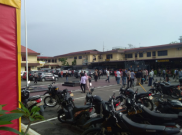 Densus 88 Antiteror Polri Olah TKP Ledakan Mapolrestabes Medan