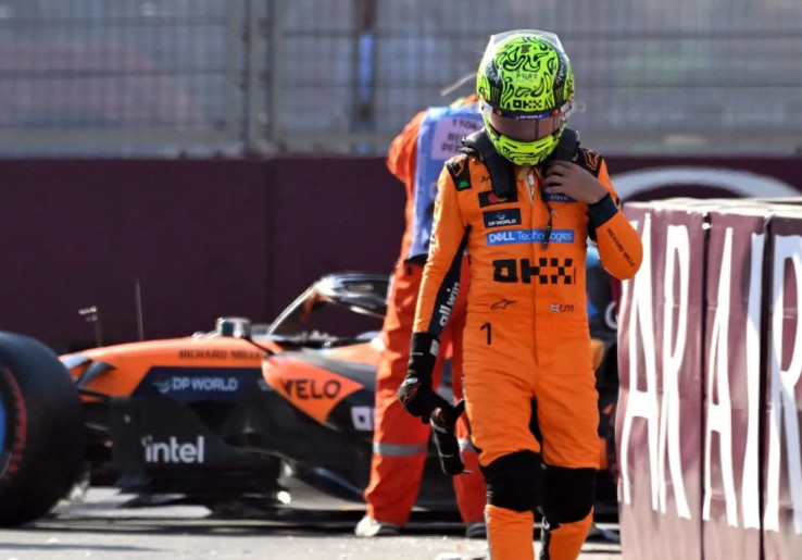 Buntut Insiden di Sprint Race GP Singapura, Lando Norris Akui Salah dan Minta Maaf
