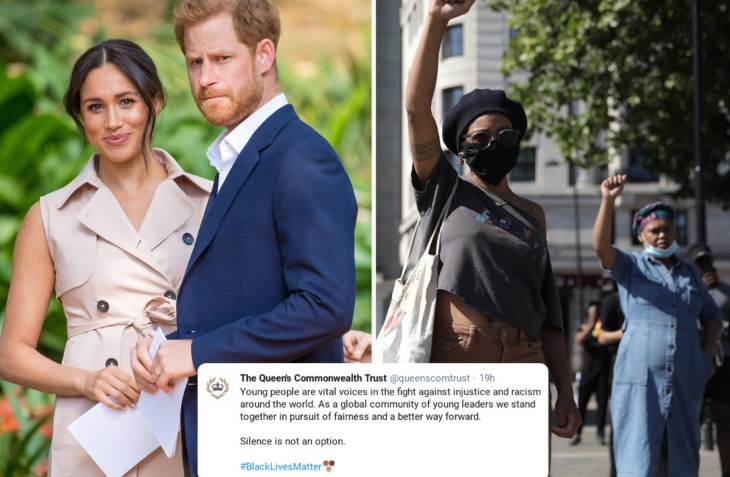 Harry dan Meghan Markle Diam-Diam Mendukung Gerakan Anti Rasialisme
