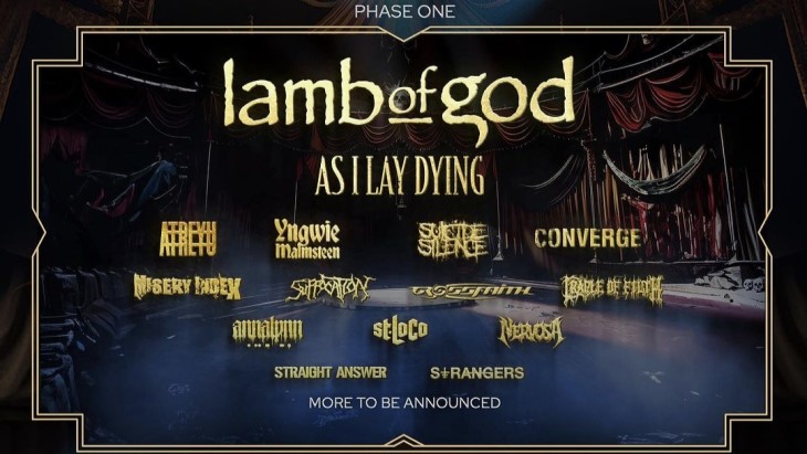 Line Up Awal Hammersonic Festival 2024, Lamb Of God dan Converge Siap Metalkan Jakarta