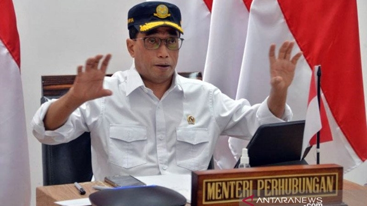 Menteri Perhubungan Budi Karya Sumadi. ANTARA/HO-Kemenhub/am.