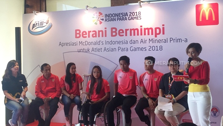 Apresiasi Khusus pada Atlet Asian Para Games 2018 dapat Emas 100 gram