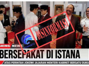 [HOAKS atau FAKTA] Jokowi Perintahkan Menterinya Dukung Anies di Pilpres