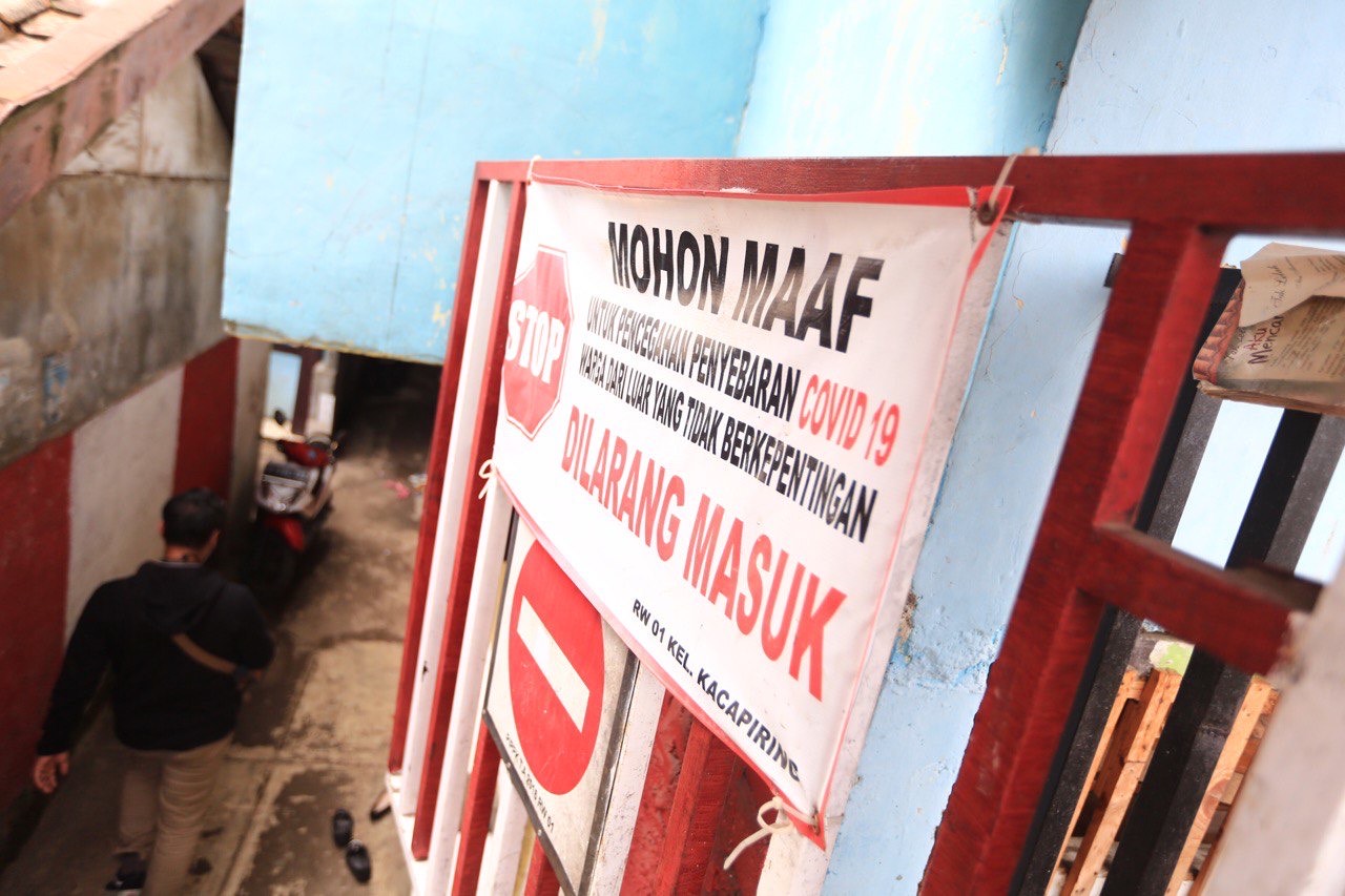 1 Rumah di Kelurahan Kacapiring Kecamatan Batununggal Kota Bandung dijadikan ruang isolasi mandiri. (Humas Bandung)