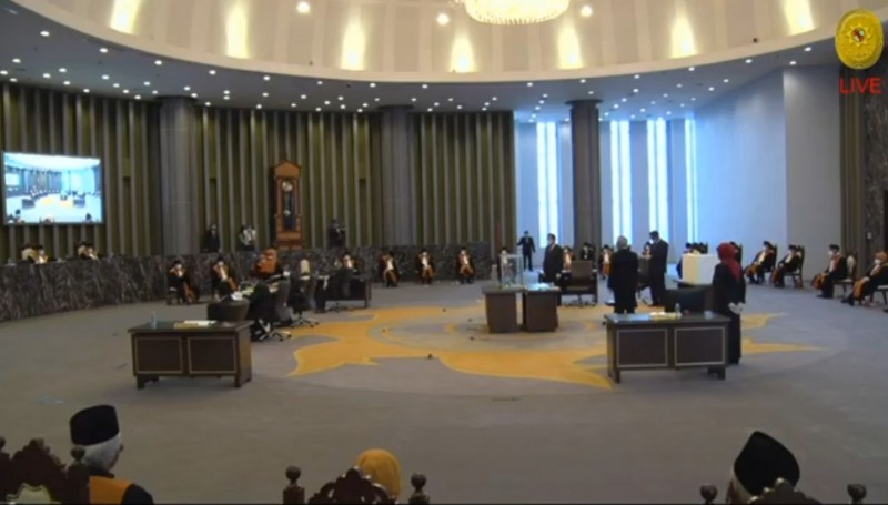Intip Sidang Berjarak Pemilihan Ketua Baru MA Saat Wabah Corona