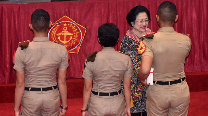 Beri Pembekalan kepada Calon Taruna, Megawati Sebut TNI Benteng Pancasila