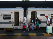 Gelombang Mudik Masih Terjadi di Stasiun