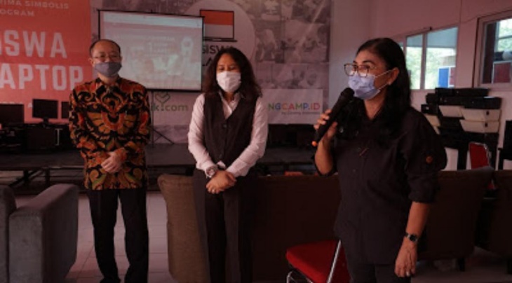K-Line Donasikan Lebih dari 100 Set Komputer untuk SMK di Jakarta