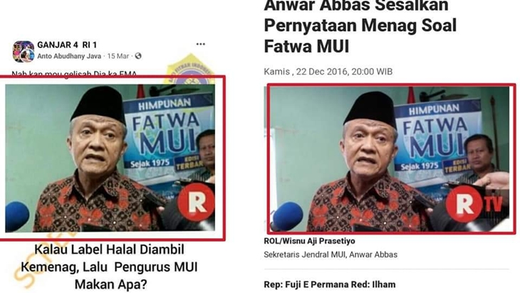[HOAKS atau FAKTA]: Pengurus MUI Bingung Makan Apa kalau Kemenag Ambil Pelabelan Halal