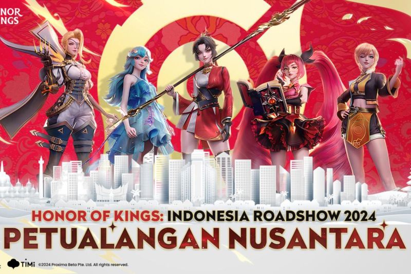 'Honor of Kings: Indonesia Roadshow 2024' Bakal Guncang 12 Kota 