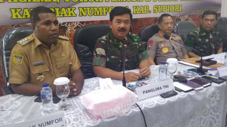 Sore Ini, Panglima TNI Mulai Berkantor di Papua