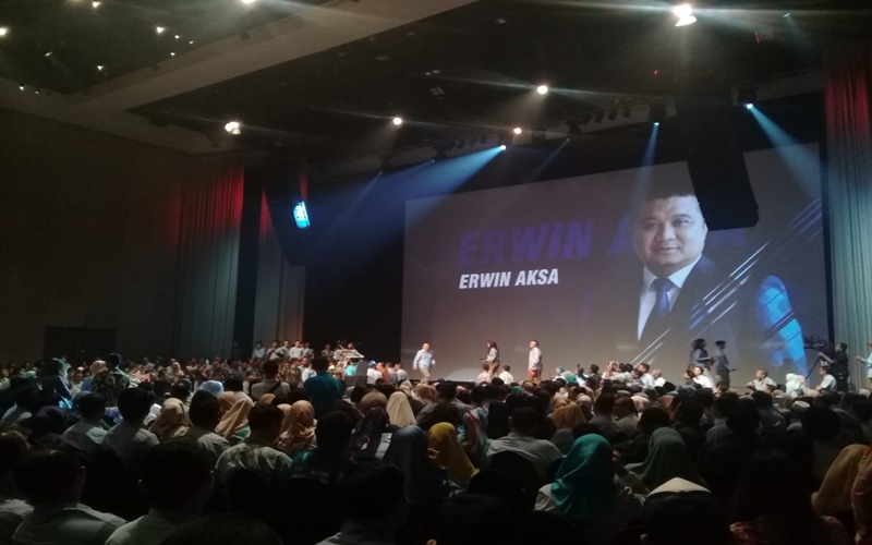 Erwin Aksa menyatakan mendukung Prabowo-Sandi