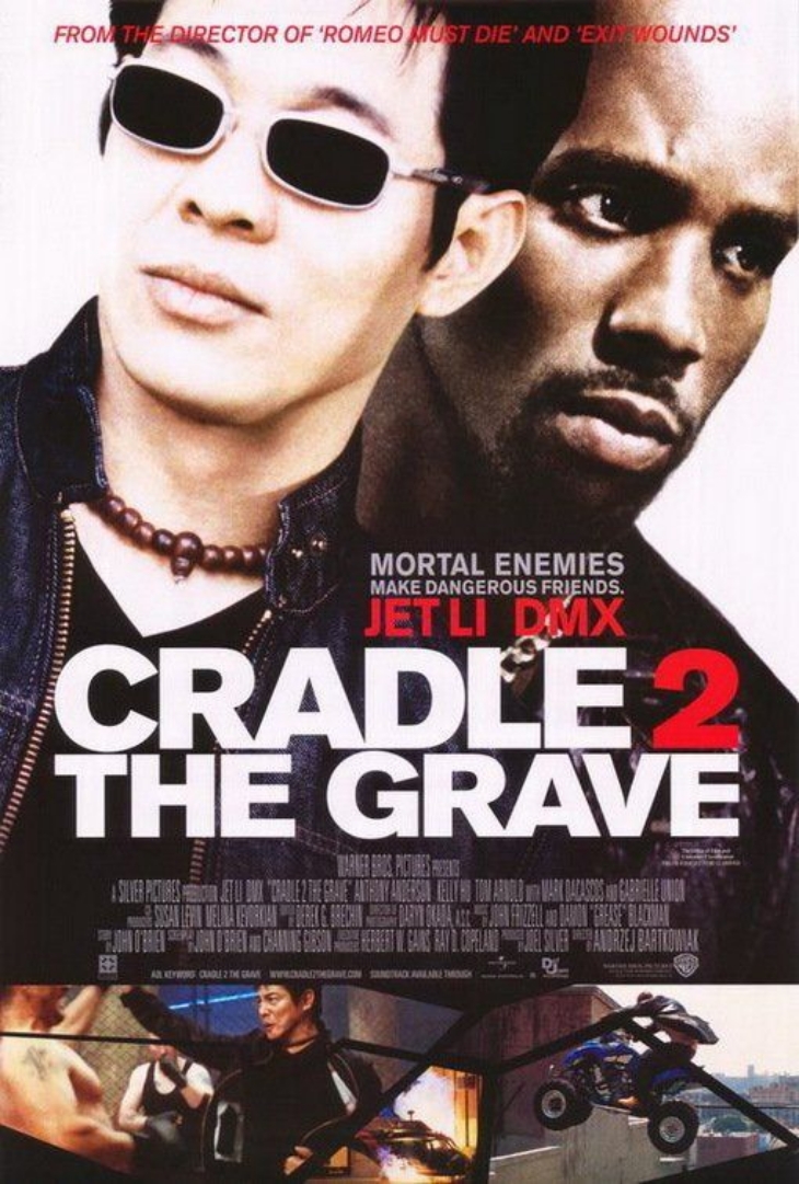 Poster salah satu film DMX, Cradle to the Grave (Foto: Ist)