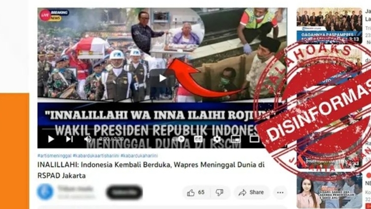 [HOAKS atau FAKTA]: Wapres Ma'ruf Amin Meninggal di RSPAD