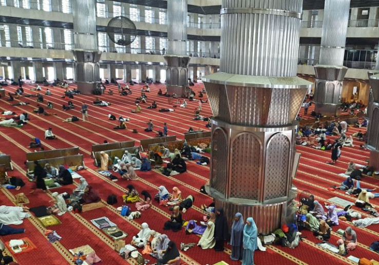 Masjid Istiqlal Gelar Rampak Bedug dan Pawai Obor saat Malam Takbiran