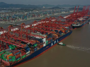 China Bangun Proyek Raksasa Kapal Kargo Pintar Bertenaga Listrik