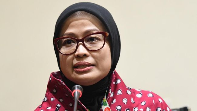 Juru Bicara KPK Bidang Pencegahan, Ipi Maryati menyampaikan konferensi pers di gedung KPK, Jakarta, Jumat (27/12/2019). (ANTARA FOTO/M Risyal Hidayat)
