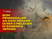 Bom Bekas Perang Dunia II Meledak di Bandara Jepang