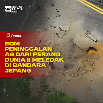 Bom Bekas Perang Dunia II Meledak di Bandara Jepang