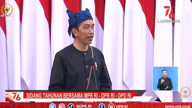 Pidato Sidang Tahunan MPR, Jokowi Singgung Gaya Hidup Serba Daring