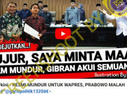 [HOAKS atau FAKTA] : Jelang Pelantikan jadi Wapres, Gibran Putuskan Mundur