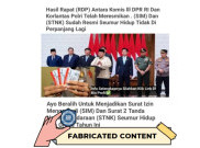 [HOAKS atau FAKTA]: SIM Berlaku Seumur Hidup, Tak Perlu Diperpanjang Lagi