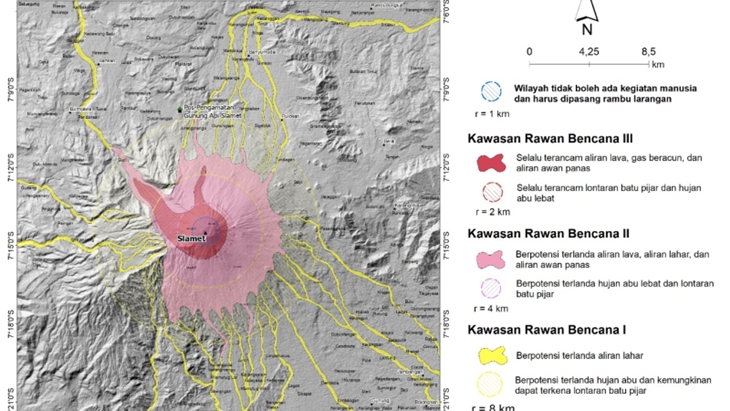 Gunung Slamet Alami Peningkatan Aktivitas Vulkanik
