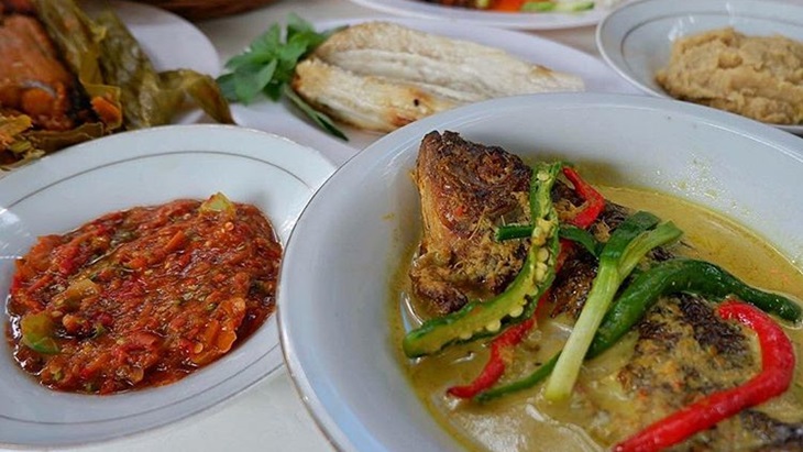 Sajian seruit, makanan khas Lampung. (Instagram/@duniaindra)