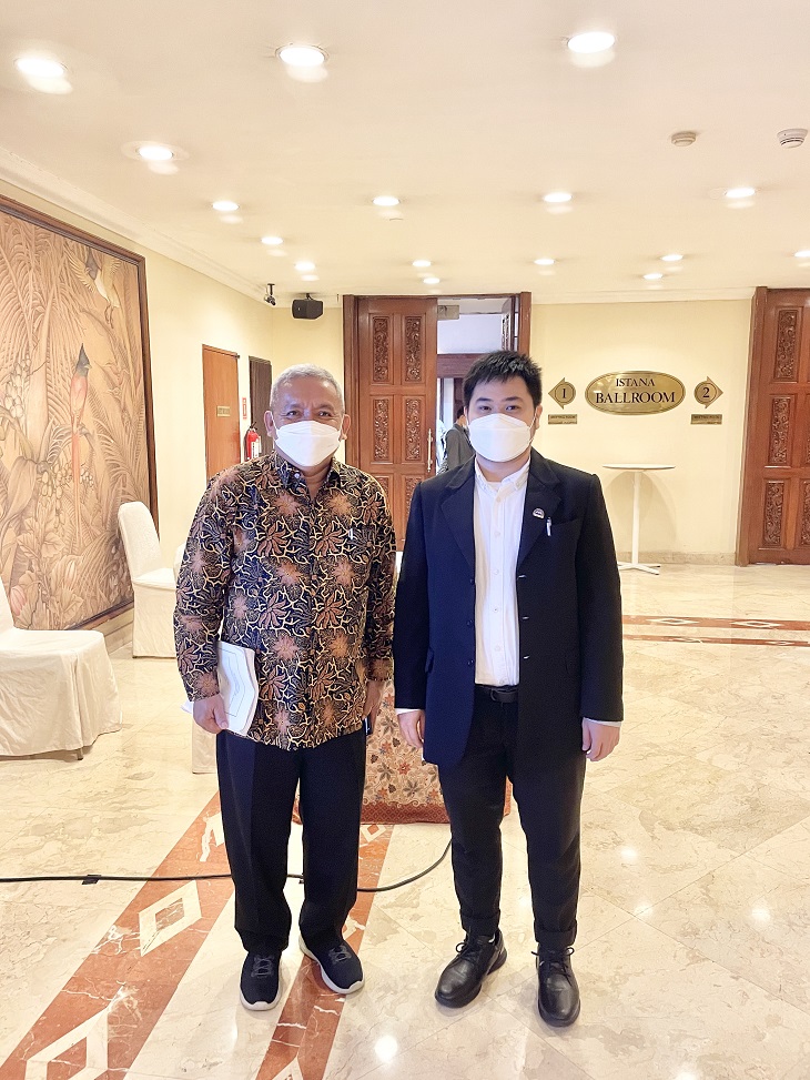 Utusan Perwakilan Umat Buddha Indonesia (Walubi) Eric Fernardo 