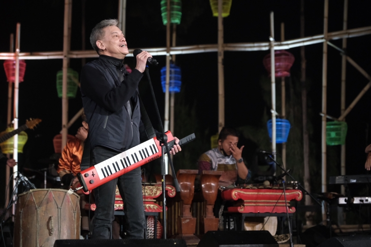 Penampilan Fariz RM pada Jazz Gunung Bromo 2021. (Foto: istimewa)