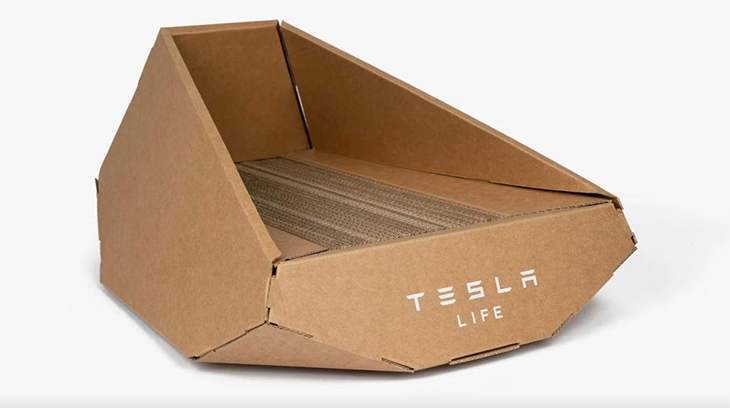 Tesla Jual Tempat Tidur Kucing Bertema Cybertruck