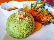 Uniknya Nasi Uduk Ijo ala Betewe Cafe