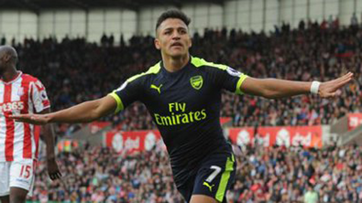 Kalahkan Stoke, Arsenal Perbesar Peluang Finis Empat Besar