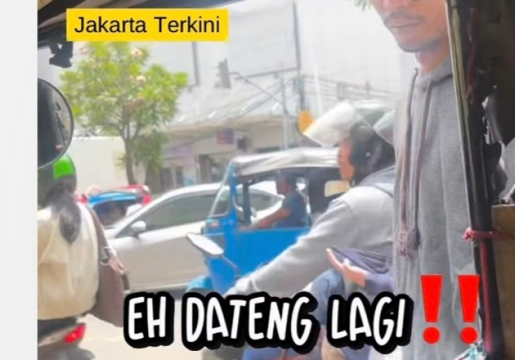 Viral Video Pemalakan Sopir Bajaj di Tanah Abang, Polisi Gerak Cepat Tangkap Pelaku