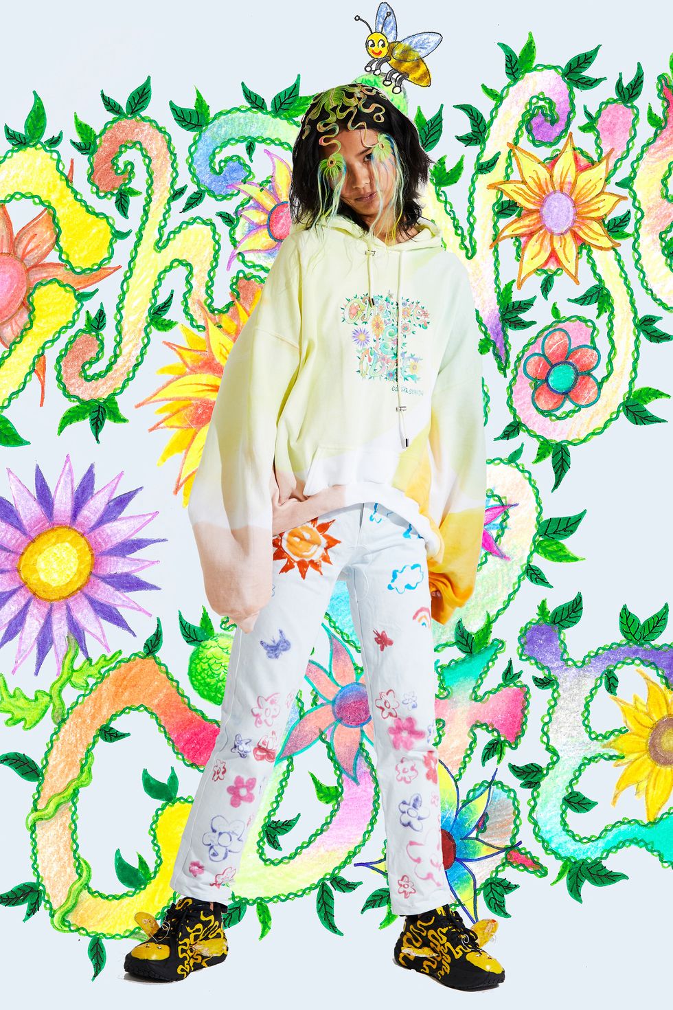 Denim pants Collina Strada Spring/Summer 2021. (Foto Collina Strada)