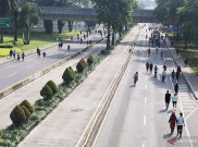 Jakarta Mulai Normal, Warga Ramaikan CFD di Jalan Sudirman Pagi Ini