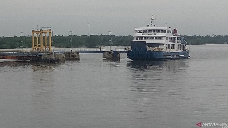 Pelabuhan Roro Kabupaten Bengkalis. (ANTARA/Alfisnardo)